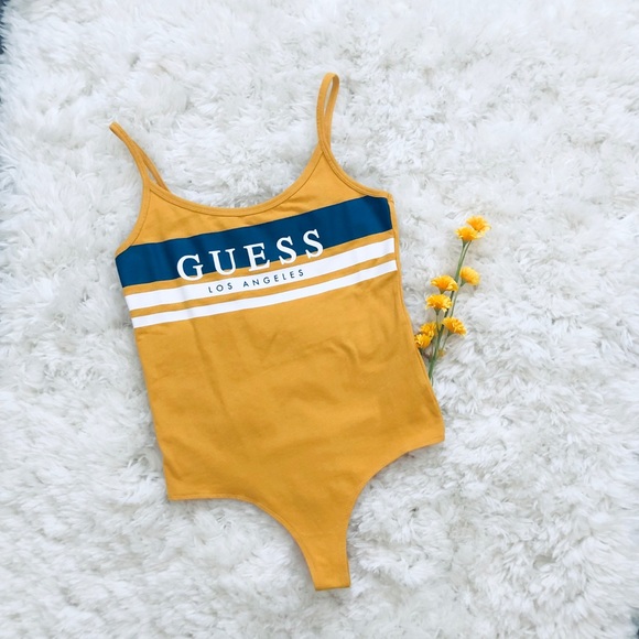 Guess Tops - NWOT GUESS Factory Betsie Logo Bodysuit